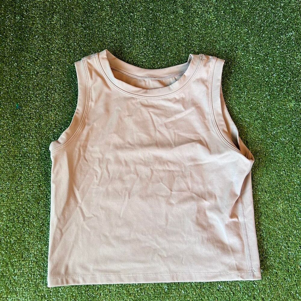 Unbranded Women's Tan and Pink Vest